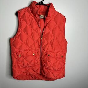 Women's Woolrich Size XL Duck Down Puffer Full Zip Vest